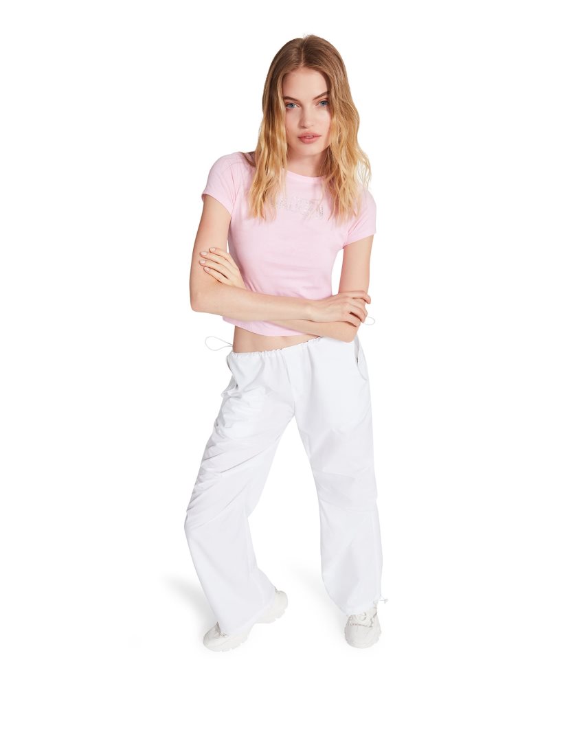 Pantalones Steve Madden Pia Parachute Mujer Blancas | ES TFE42S